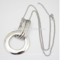 Trendy mirror polish steel locket pendant Fashion Necklace